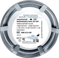 Alambre remanium® en rollo, media caña 1,30 mm x 0,65 mm / 51 x 26, duro