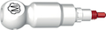 tioLogic® TWINFIT pilar de escáner titanio CAD/CAM M, platform, incl. tornillo de fijación