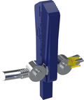 Tornillo con arco para la expansión mandibular según Müller, acero inoxidable