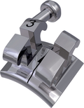 equilibrium® ti, brackets de titanio, gancho en 3°, 1 caso, Roth 22