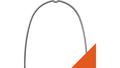 Arco ideal rematitan® LITE con dimple, maxilar, rectangular 0,41 mm x 0,41 mm / 16 x 16