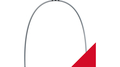 Arco ideal dentaflex®, maxilar, entrelazado de 8 alambres, rectangular 0,41 mm x 0,41 mm / 16 x 16