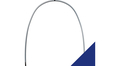 Arco ideal remaloy®, mandíbula, rectangular 0,41 mm x 0,41 mm / 16 x 16