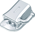 Ortho-Cast M-Series, tubo bucal, rectangular doble, diente 36-37, -22° torque, +12° offset, Ricketts® – IV. dim. para el 6, slot 22