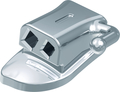 Ortho-Cast M-Series, tubo bucal, rectangular doble, diente 47-46, -22° torque, +12° offset, Ricketts® – IV. dim. para el 6, slot 22