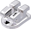 discovery®, bracket metálico, diente 31, 0° torque, 0° angulación, Standard Edgewise 18