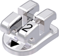 discovery®, bracket metálico, diente 32, 0° torque, 0° angulación, Standard Edgewise 18