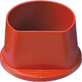Anillo para cilindros rema® Form, mediano, ø 80,5/96 mm, Altura 54,5 mm, rojo