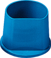 Anillo para cilindros rema® Form, grande, ø 78/96 mm, Altura 70 mm, azul