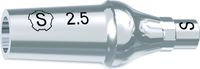 tioLogic® TWINFIT  pilar de titanio S, conical, GH 2.5 mm, incl. tornillo AnoTite