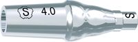 tioLogic® TWINFIT pilar de titanio S, conical, GH 4.0 mm, incl. tornillo AnoTite