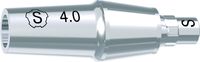 tioLogic® TWINFIT pilar de titanio S, platform, GH 4.0 mm, incl. tornillo AnoTite