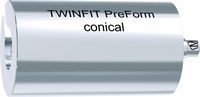 tioLogic® TWINFIT bloque de titanio CAD/CAM CAD/CAM M, PreForm, conical, incl. tornillo AnoTite