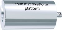 tioLogic® TWINFIT bloque de titanio CAD/CAM CAD/CAM M, PreForm, platform, incl. tornillo AnoTite