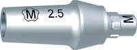 Pilar de titanio de demostración M, tioLogic® TWINFIT, platform, GH 2.5 mm, incl. tornillo AnoTite