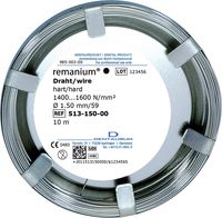 Rollo laboratorio remanium®, redondo 1,50 mm / 59, duro