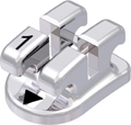 discovery®, bracket metálico, diente 41, 0° torque, 0° angulación, Standard Edgewise 18