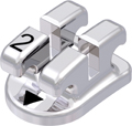 discovery®, bracket metálico, diente 42, 0° torque, 0° angulación, Standard Edgewise 18