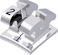 equilibrium® 2, bracket metálico, diente 42, -1° torque, 0° angulación, Roth 18