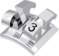 equilibrium® 2, bracket metálico, diente 33, +7° torque, +5° angulación, Ricketts® Universal 18