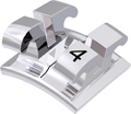 equilibrium® 2, bracket metálico, diente 34, 0° torque, 0° angulación, Ricketts® Universal 18