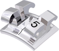 equilibrium® 2, bracket metálico, diente 35, 0° torque, 0° angulación, Ricketts® Universal 18