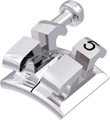 equilibrium® 2, bracket metálico con gancho, diente 25, -7° torque, 0° angulación, Roth 18