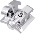 equilibrium® 2, bracket metálico con gancho, diente 33, -11° torque, +7° angulación, Roth 18