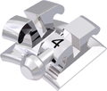 equilibrium® 2, bracket metálico con gancho, diente 34, -17° torque, 0° angulación, Roth 18
