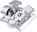 equilibrium® 2, bracket metálico con gancho, diente 35, -17° torque, +2° angulación, McLaughlin-Bennett-Trevisi** 18