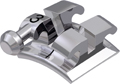 equilibrium® ti, bracket de titanio con gancho, diente 43, -11° torque, +7° angulación, Roth 18