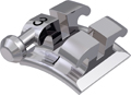 equilibrium® ti, bracket de titanio con gancho, diente 43, 0° torque, +3° angulación, McLaughlin-Bennett-Trevisi** 18