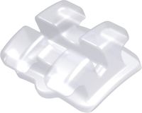 discovery® pearl, bracket cerámico, diente 44, -17° torque, 0° angulación, Roth 18