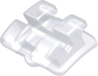 discovery® pearl, bracket cerámico, diente 45, -22° torque, 0° angulación, Roth 18