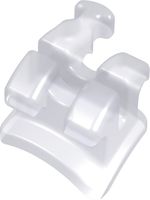 discovery® pearl, bracket cerámico con gancho, diente 13, -2° torque, +13° angulación, Roth 18