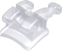 discovery® pearl, bracket cerámico con gancho, diente 14, -7° torque, 0° angulación, Roth 18