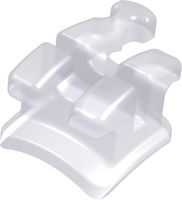 discovery® pearl, bracket cerámico con gancho, diente 25, -7° torque, 0° angulación, Roth 18