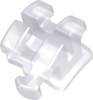 discovery® pearl, bracket cerámico con gancho, diente 33, -11° torque, +7° angulación, Roth 18