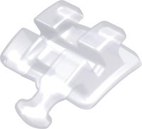 discovery® pearl, bracket cerámico con gancho, diente 35, -22° torque, 0° angulación, Roth 18