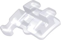 discovery® pearl, bracket cerámico con gancho, diente 44, -17° torque, 0° angulación, Roth 18
