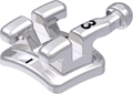 discovery® smart, bracket metálico con gancho, diente 23, -2° torque, +13° angulación, Roth 18