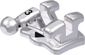 discovery® smart, bracket metálico con gancho, diente 43, -11° torque, +7° angulación, Roth 18