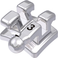 discovery® smart, bracket metálico con gancho, diente 33, 0° torque, +3° angulación, McLaughlin-Bennett-Trevisi** 18