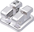 discovery®, bracket metálico, diente 12, 0° torque, 0° angulación, Standard Edgewise 22