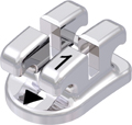discovery®, bracket metálico, diente 31, 0° torque, 0° angulación, Standard Edgewise 22