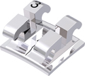 equilibrium® 2, bracket metálico, diente 13, 0° torque, 0° angulación, Standard Edgewise 22