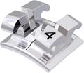 equilibrium® 2, bracket metálico, diente 34, 0° torque, 0° angulación, Standard Edgewise 22