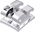 equilibrium® 2, bracket metálico, diente 42, 0° torque, 0° angulación, Standard Edgewise 22