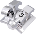 equilibrium® 2, bracket metálico con gancho, diente 33, -11° torque, +7° angulación, Roth 22