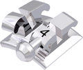 equilibrium® 2, bracket metálico con gancho, diente 34, -17° torque, 0° angulación, Roth 22